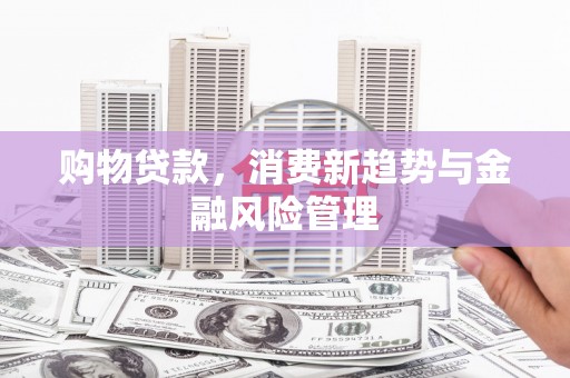 埔里购物贷款，消费新趋势与金融风险管理