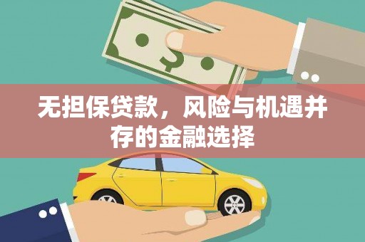 埔里无担保贷款，风险与机遇并存的金融选择