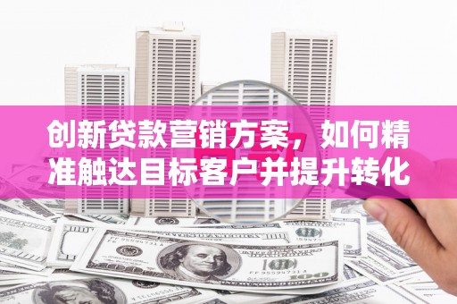 埔里创新贷款营销方案，如何精准触达目标客户并提升转化率