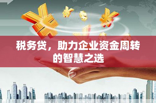 埔里税务贷，助力企业资金周转的智慧之选