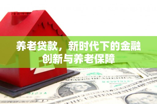 埔里养老贷款，新时代下的金融创新与养老保障