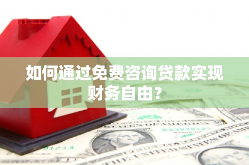 埔里如何通过免费咨询贷款实现财务自由？