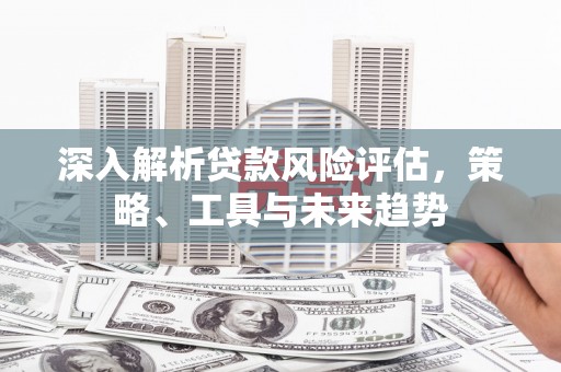 埔里深入解析贷款风险评估，策略、工具与未来趋势