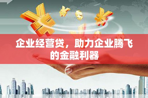 埔里企业经营贷，助力企业腾飞的金融利器