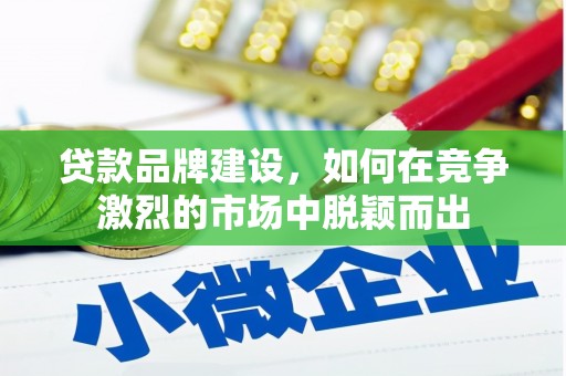 埔里贷款品牌建设，如何在竞争激烈的市场中脱颖而出
