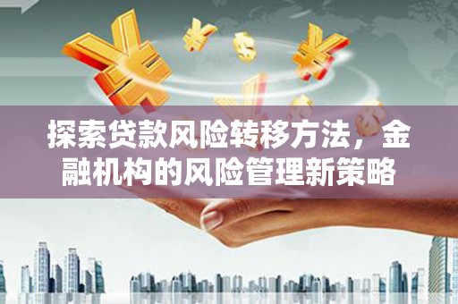 埔里探索贷款风险转移方法，金融机构的风险管理新策略