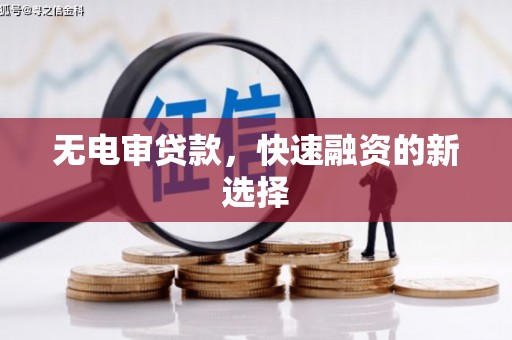 埔里无电审贷款，快速融资的新选择