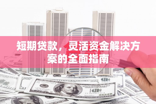 埔里短期贷款，灵活资金解决方案的全面指南