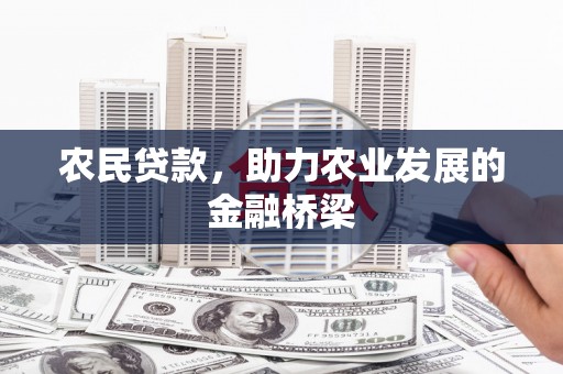 埔里农民贷款，助力农业发展的金融桥梁