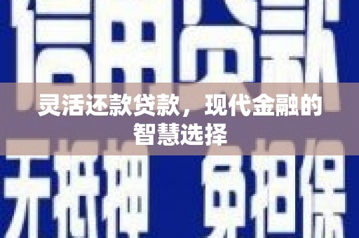 埔里灵活还款贷款，现代金融的智慧选择