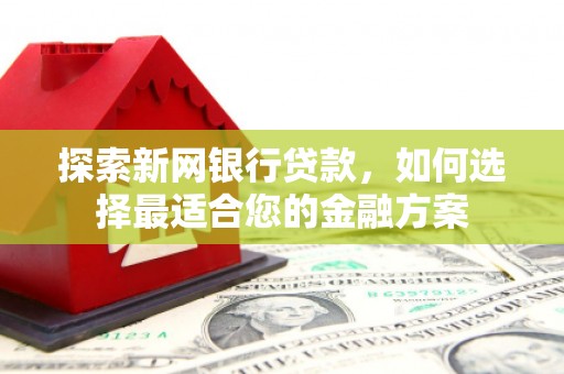 埔里探索新网银行贷款，如何选择最适合您的金融方案