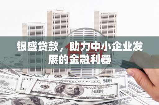 埔里银盛贷款，助力中小企业发展的金融利器