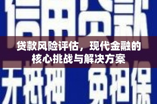 埔里贷款风险评估，现代金融的核心挑战与解决方案