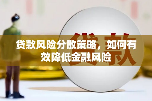 埔里贷款风险分散策略，如何有效降低金融风险