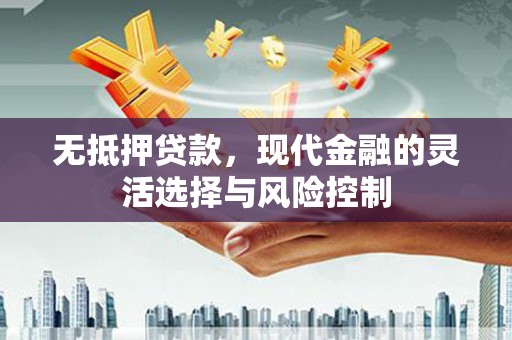 埔里无抵押贷款，现代金融的灵活选择与风险控制