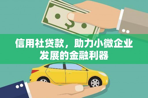 埔里信用社贷款，助力小微企业发展的金融利器