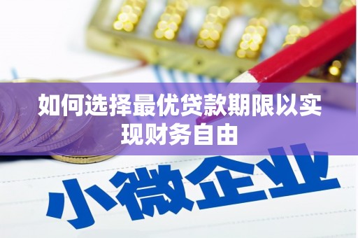 埔里如何选择最优贷款期限以实现财务自由