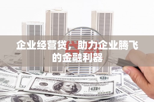埔里企业经营贷，助力企业腾飞的金融利器
