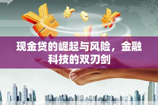 埔里现金贷的崛起与风险，金融科技的双刃剑