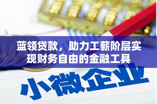 埔里蓝领贷款，助力工薪阶层实现财务自由的金融工具