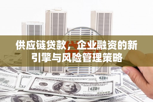 埔里供应链贷款，企业融资的新引擎与风险管理策略