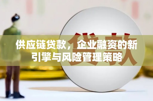 埔里供应链贷款，企业融资的新引擎与风险管理策略
