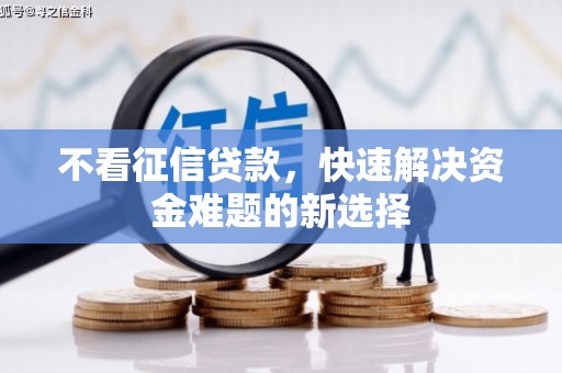 埔里不看征信贷款，快速解决资金难题的新选择