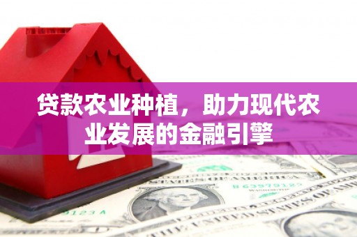埔里贷款农业种植，助力现代农业发展的金融引擎