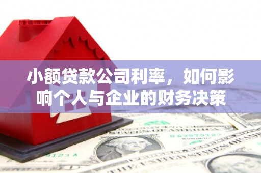 埔里小额贷款公司利率，如何影响个人与企业的财务决策