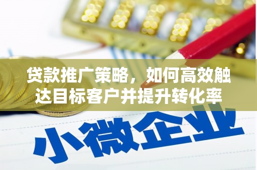 埔里贷款推广策略，如何高效触达目标客户并提升转化率