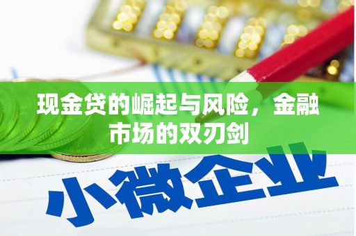 埔里现金贷的崛起与风险，金融市场的双刃剑