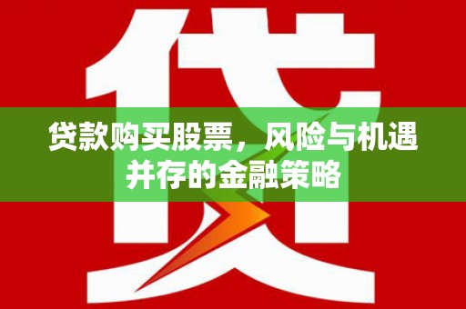 埔里贷款购买股票，风险与机遇并存的金融策略