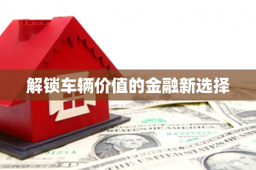 埔里解锁车辆价值的金融新选择