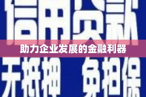 埔里助力企业发展的金融利器
