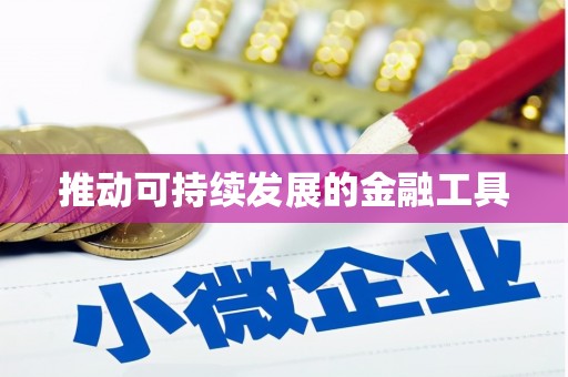 埔里推动可持续发展的金融工具