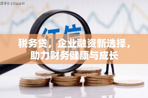 埔里税务贷，企业融资新选择，助力财务健康与成长