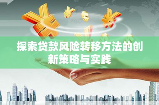 埔里探索贷款风险转移方法的创新策略与实践