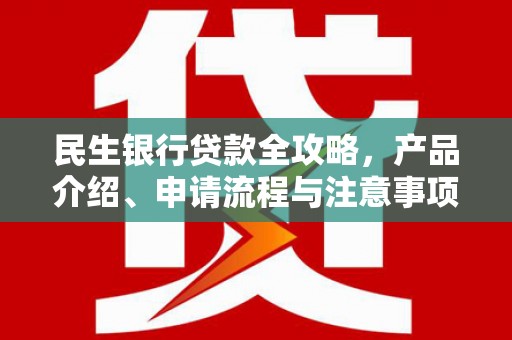 埔里民生银行贷款全攻略，产品介绍、申请流程与注意事项
